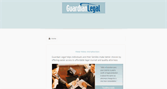 Desktop Screenshot of guardianlegal.com